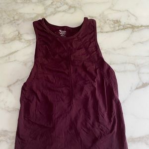 NWOT Maroon Athleta Foothill Tank